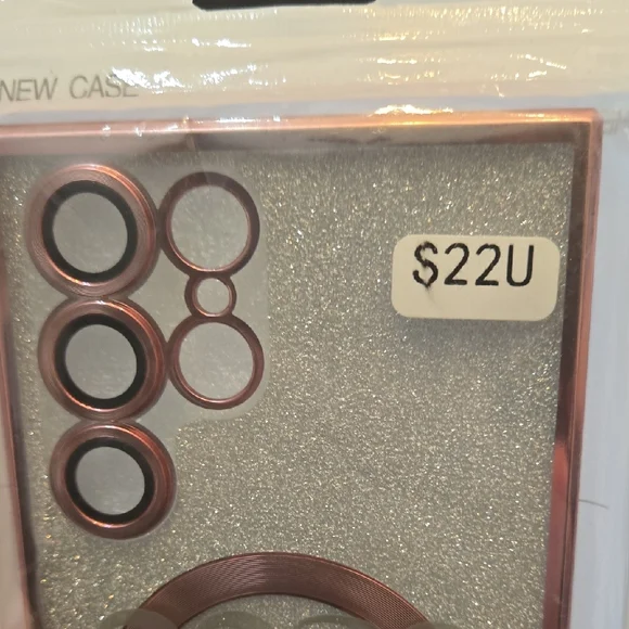 S22U Pink Glitter Phone Case NWT - Picture 3 of 4